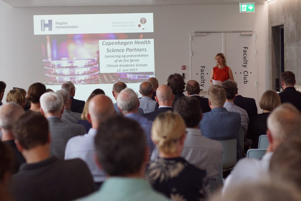 Lancering af CAGs, 12. juni 2017, Sophie Hæstorp Andersen taler foran publikum
