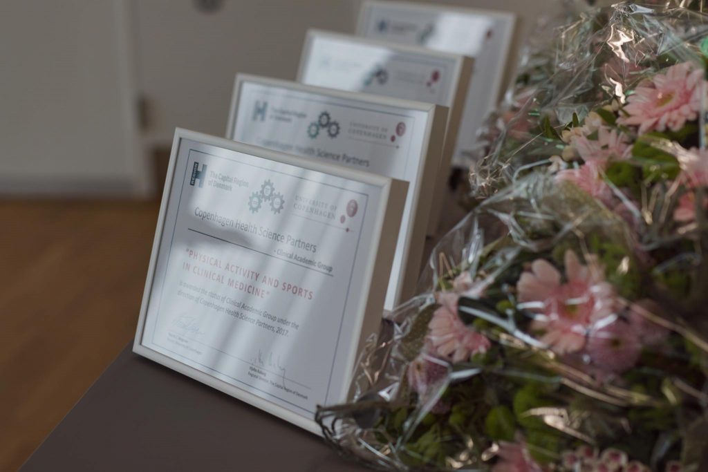 CAG-vindere 2017, diplomer og blomster