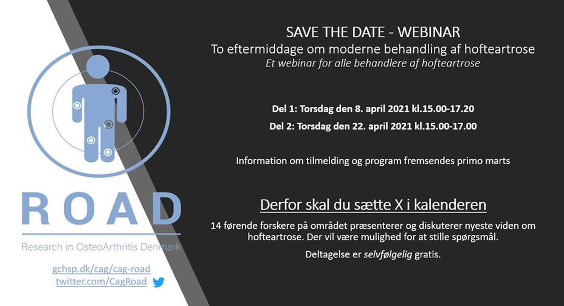 ROAD webinar om artrose
