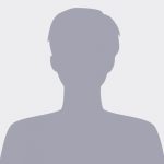 Silhuet of a person, placeholder for portraiture, square