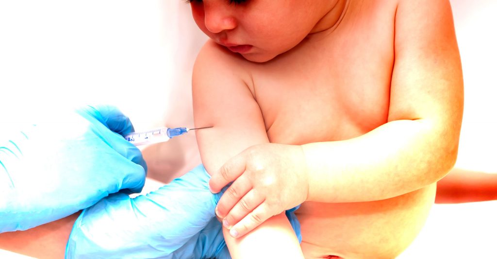 Barn modtager mfr-vaccine - store bevillinger til forskning i børneinfektioner